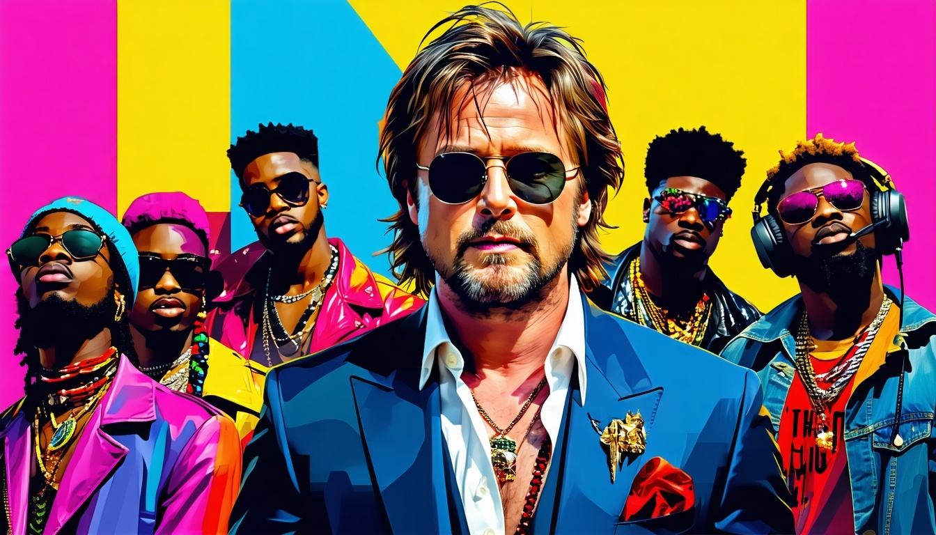 Big Boss Booling surrounded by vibrant indie music